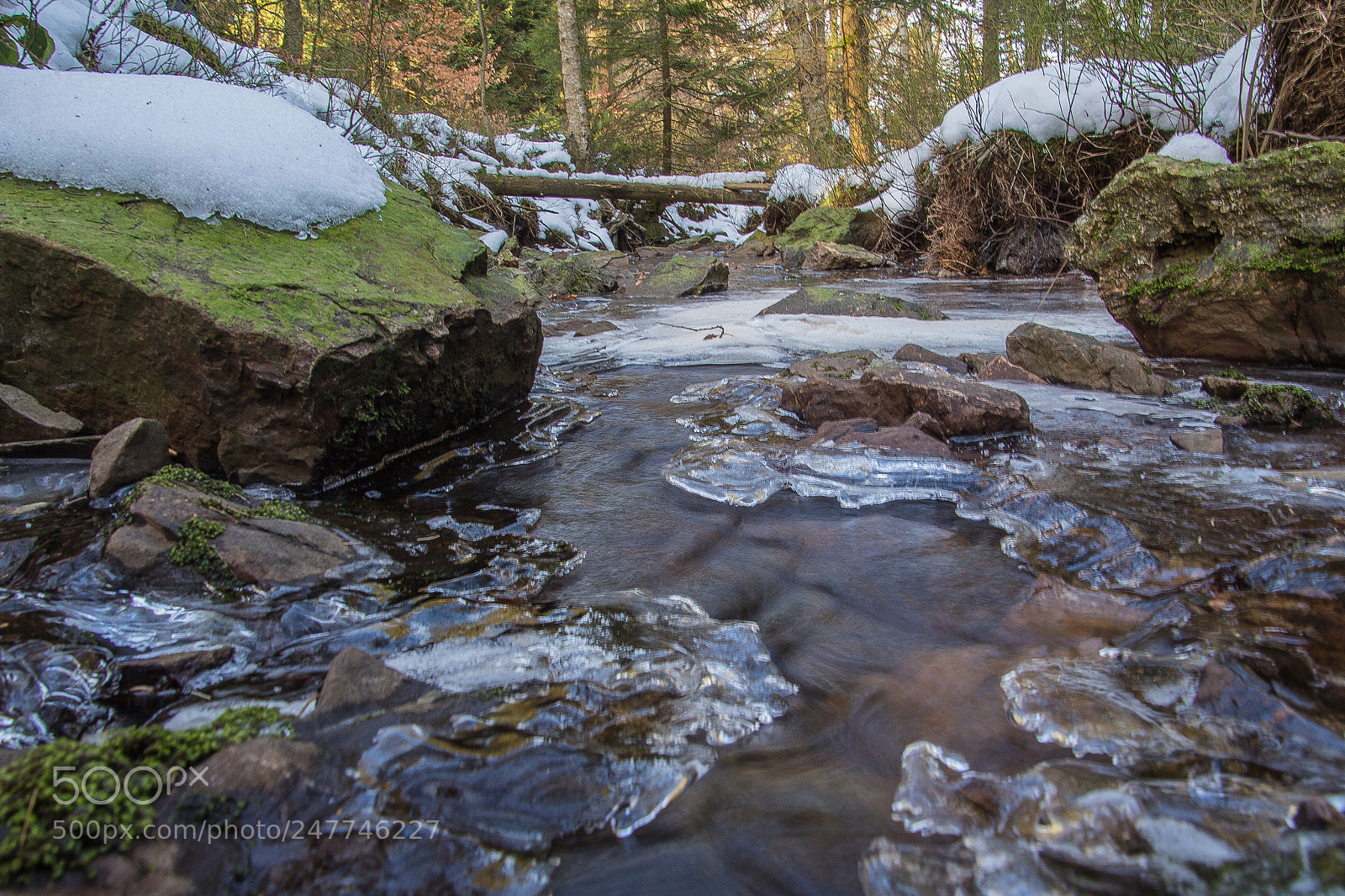 Canon EOS 700D (EOS Rebel T5i / EOS Kiss X7i) sample photo. Frozen stream photography