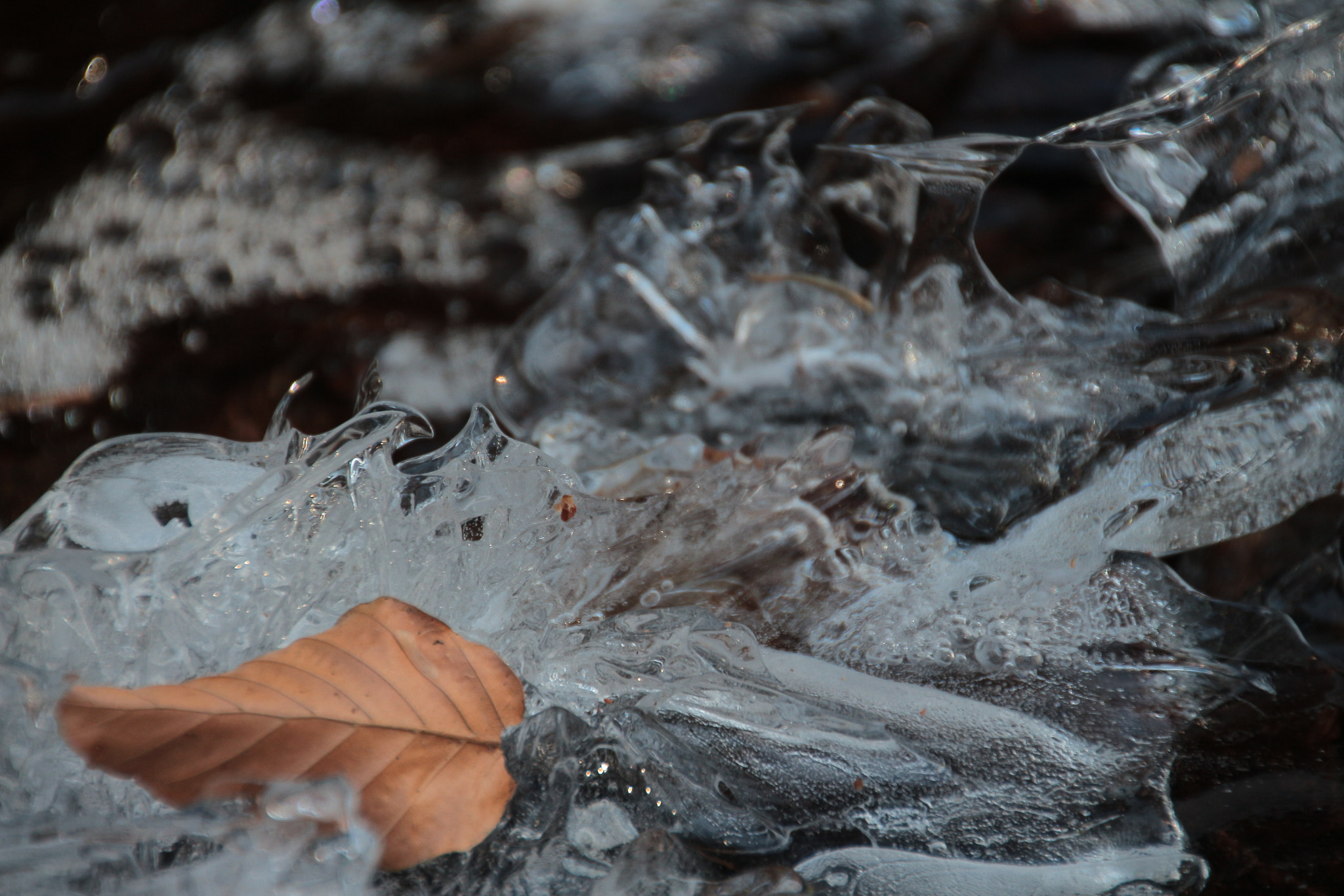 Canon EOS 700D (EOS Rebel T5i / EOS Kiss X7i) sample photo. Frozen stream photography