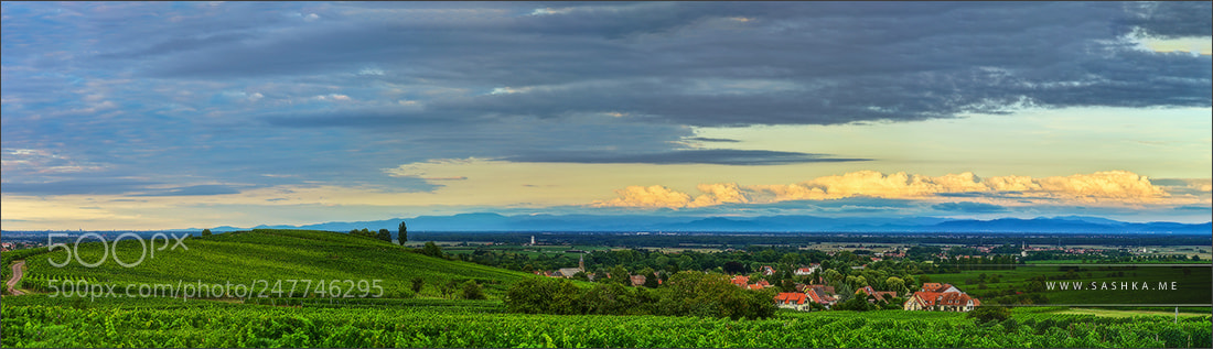 Sony a99 II sample photo. Sunset panorama photography