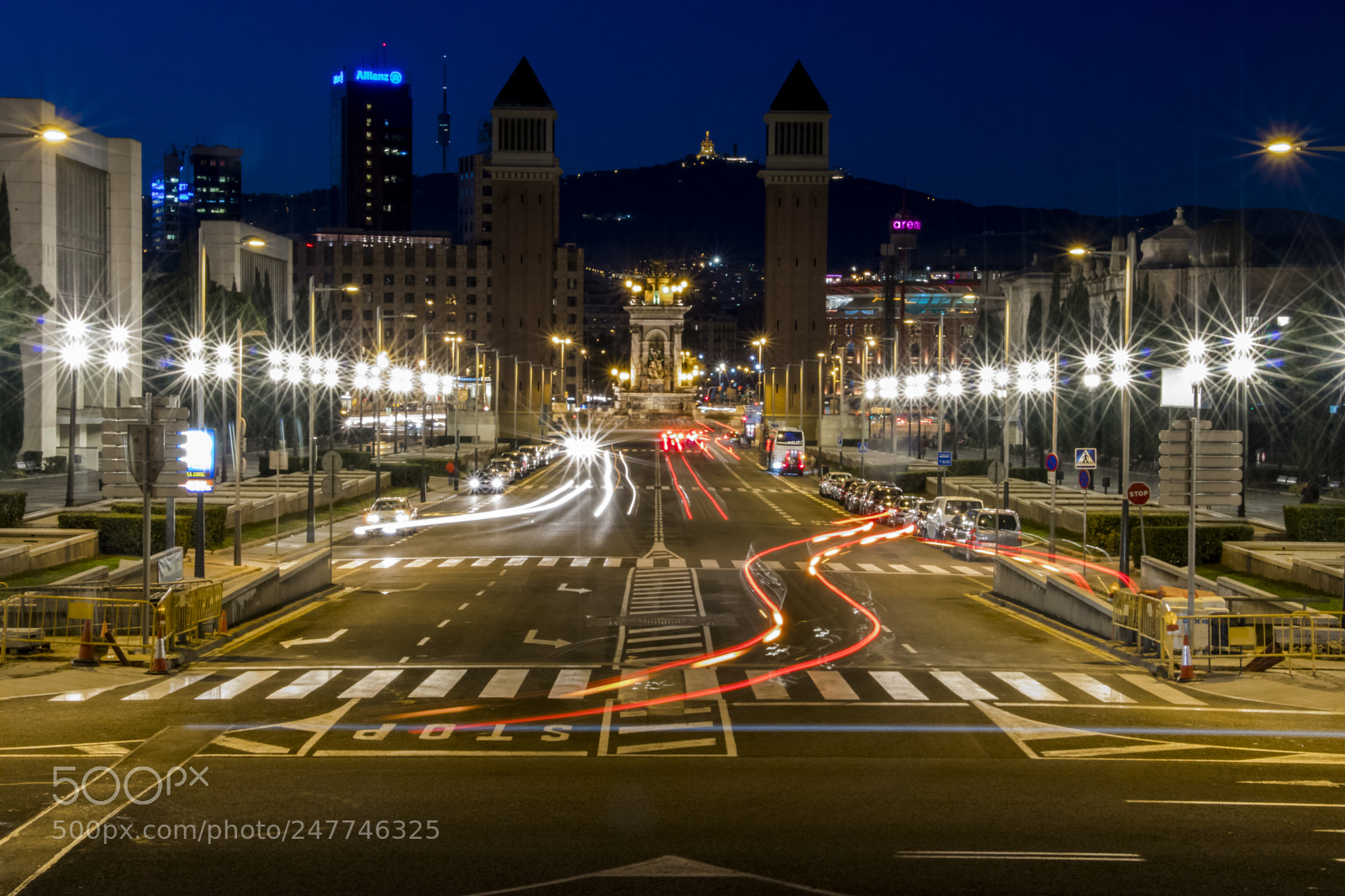 Canon EOS 80D sample photo. Barcelona night, pla a photography