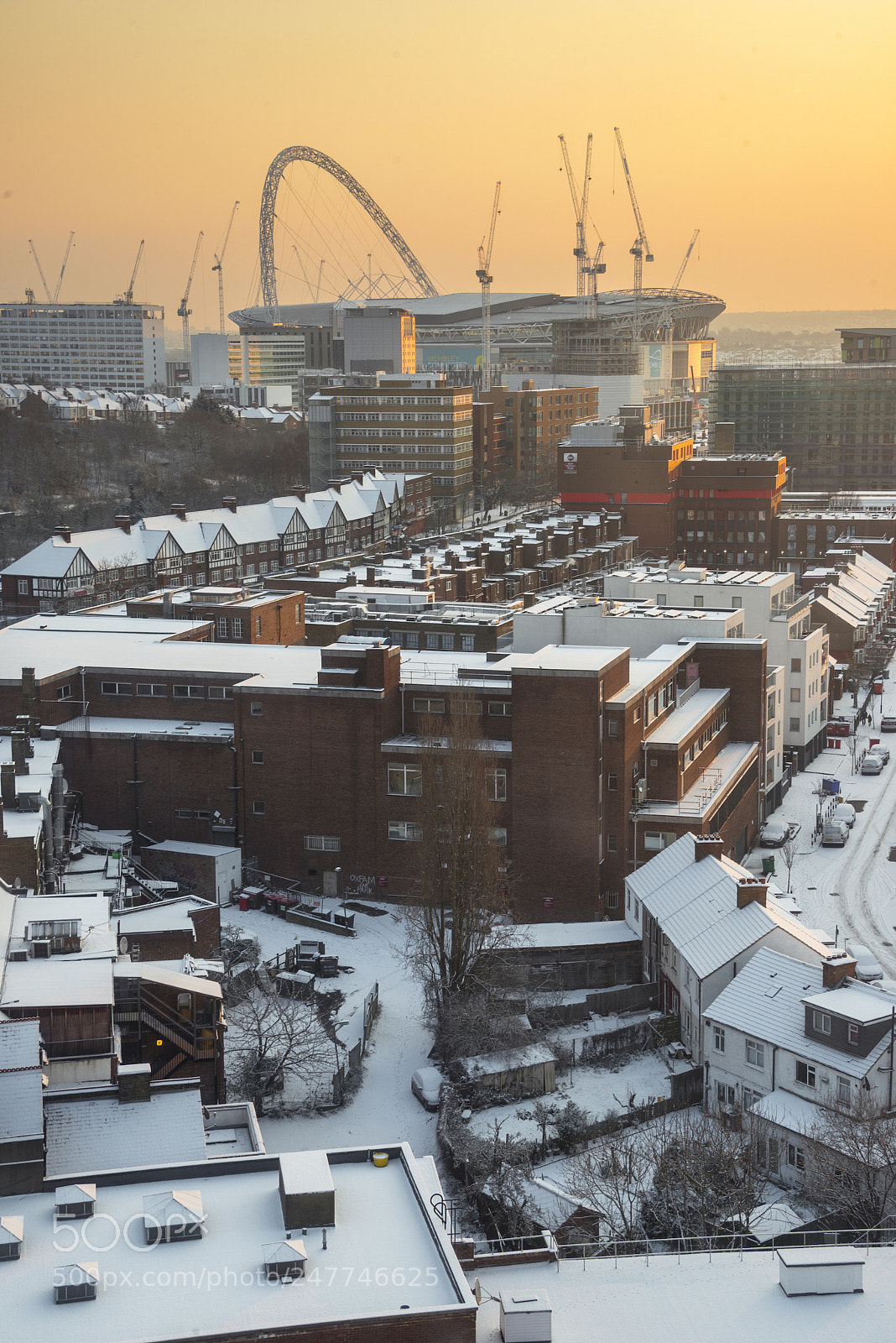 Nikon D800 sample photo. London snow photography