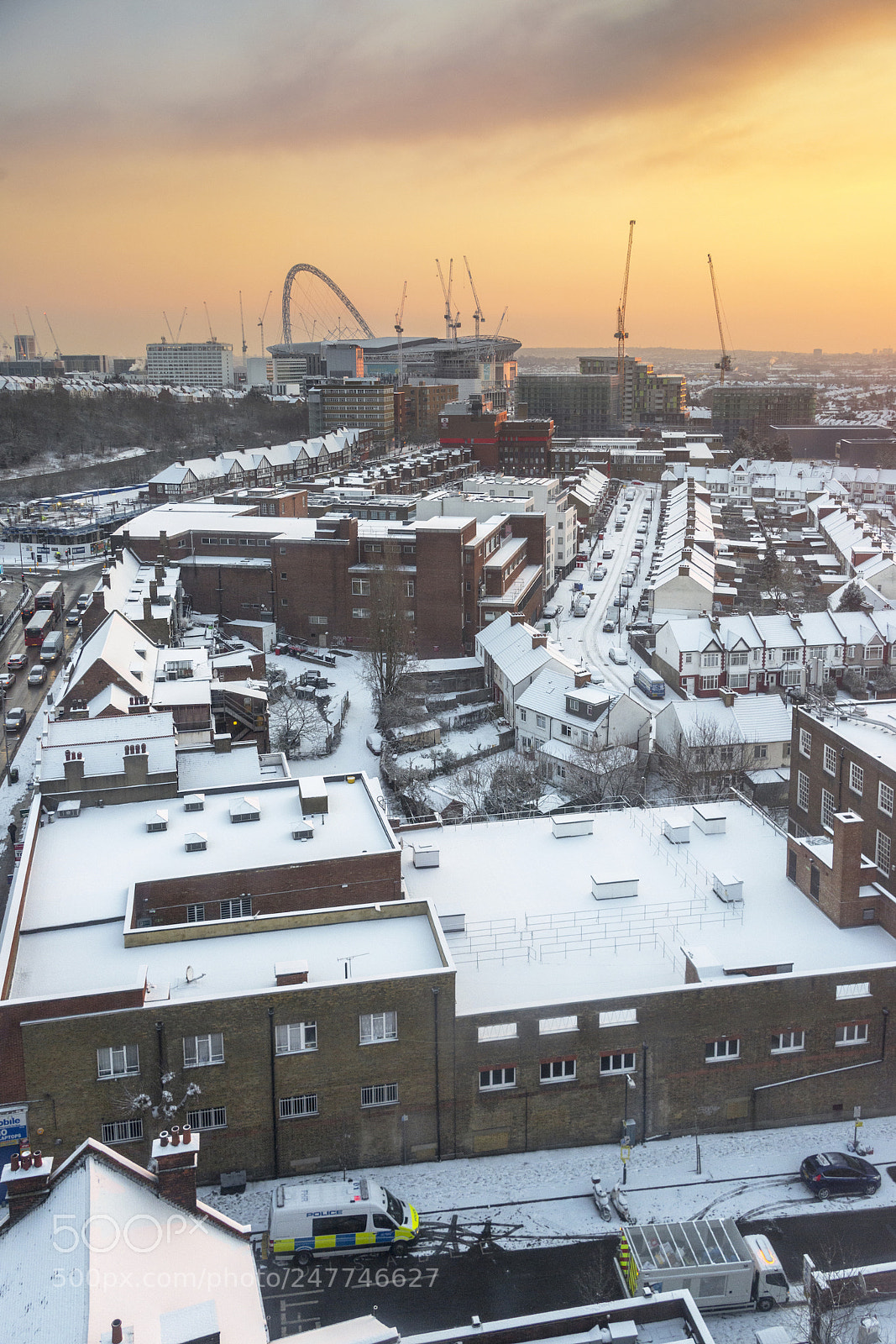 Nikon D800 sample photo. London snow photography
