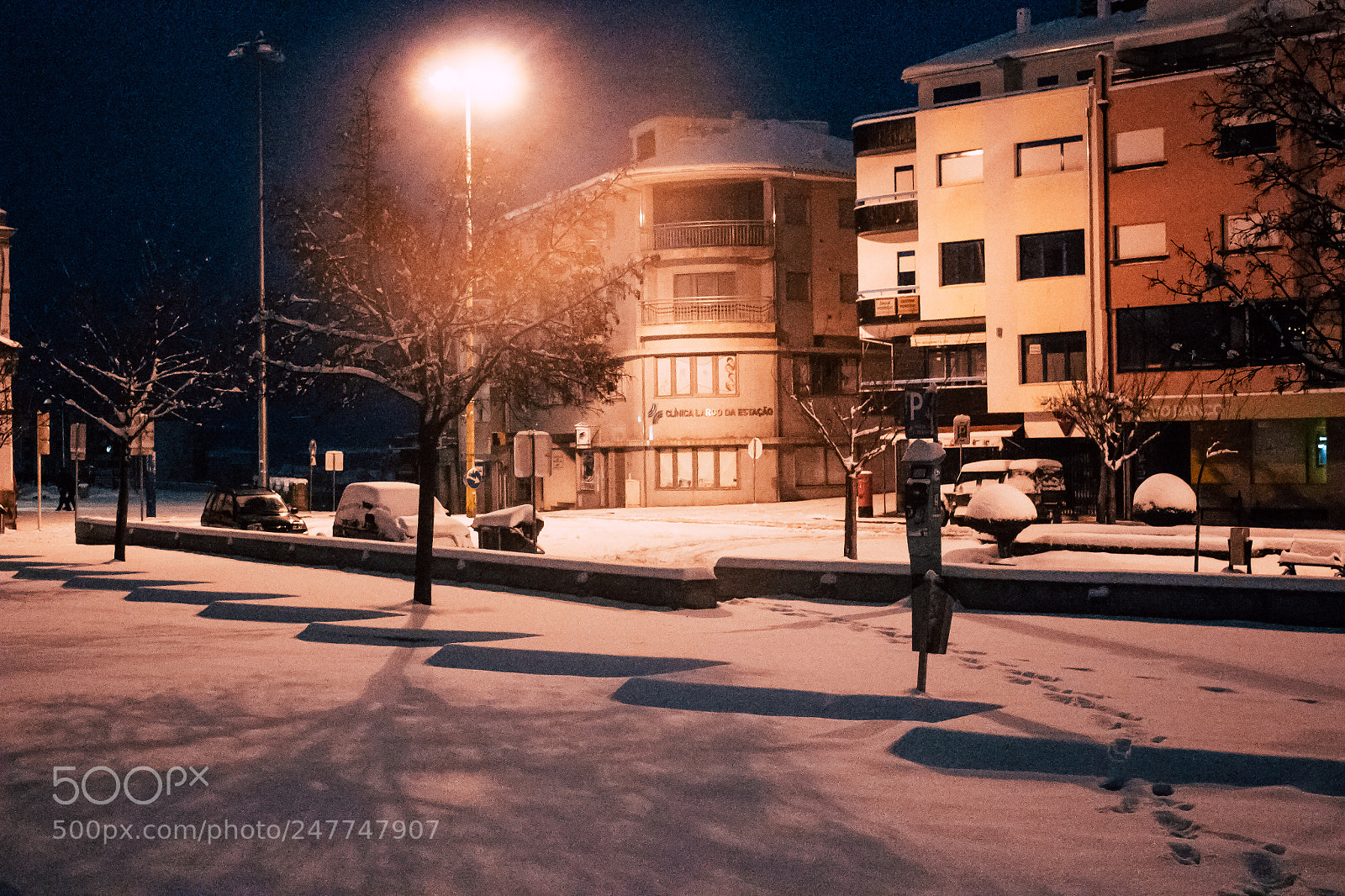Canon EOS 700D (EOS Rebel T5i / EOS Kiss X7i) sample photo. Night of snow photography