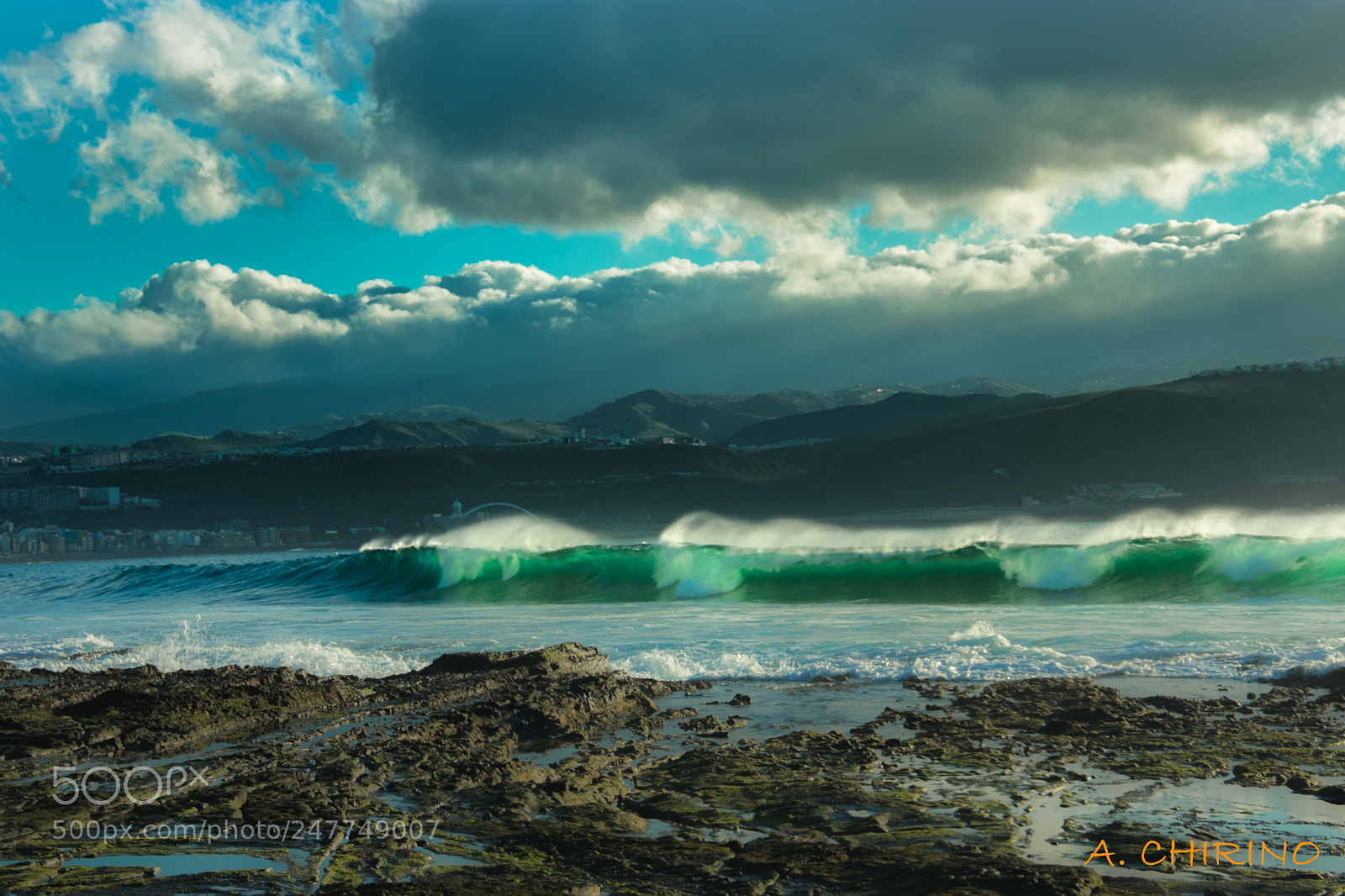 Nikon D3400 sample photo. Green wave photography