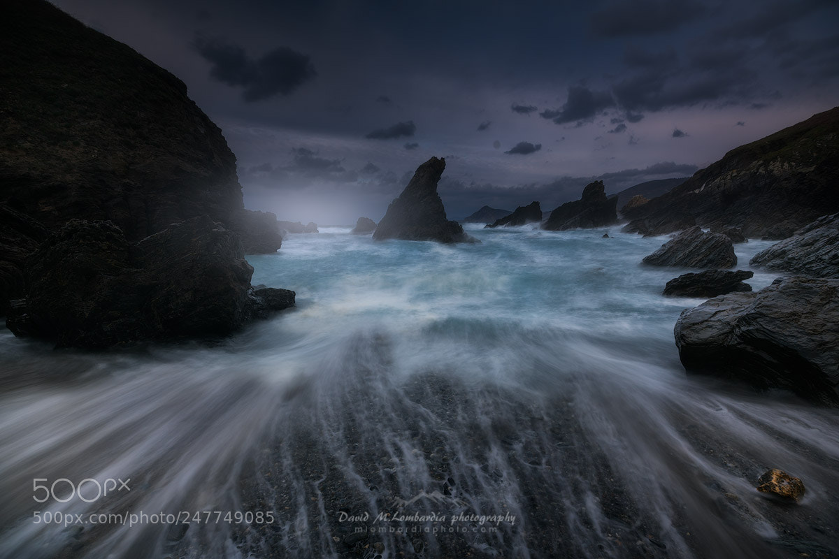 Sony a7R II sample photo. Blue sunset photography