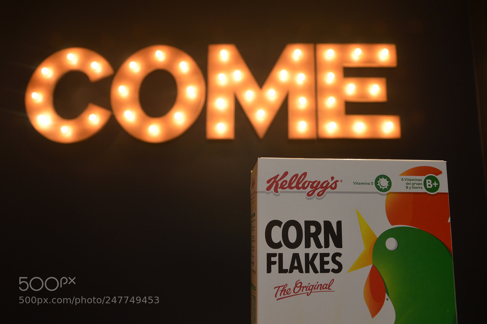 Nikon D3200 sample photo. Corn flakes photography