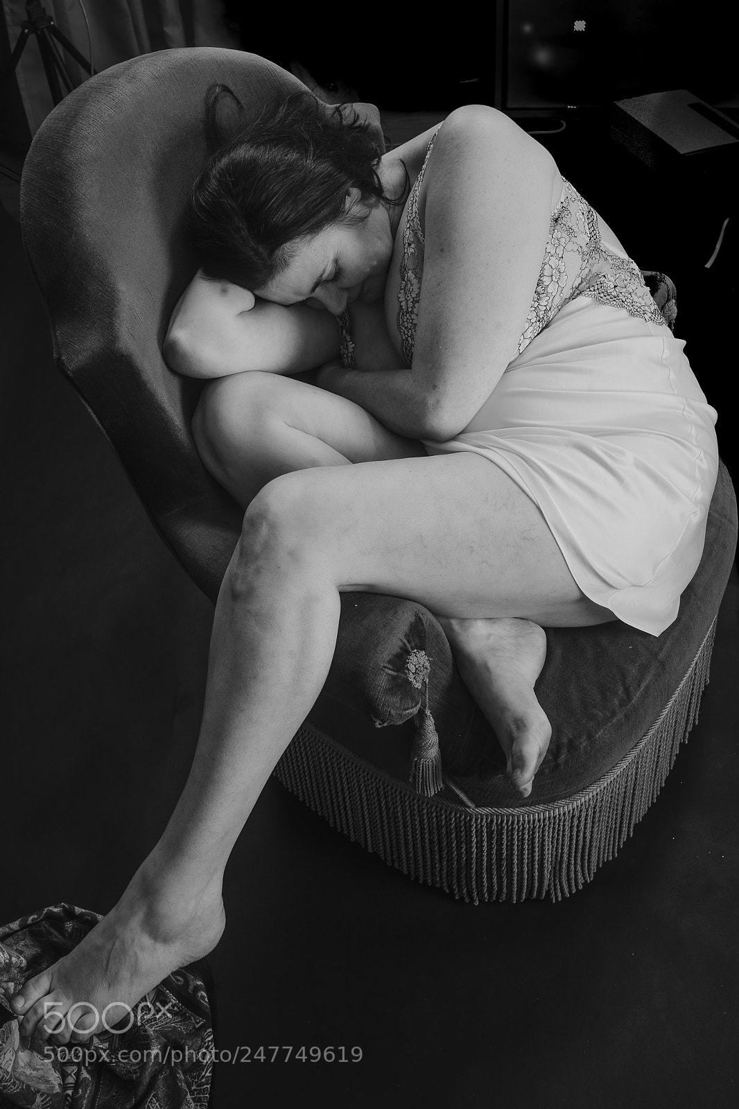 Nikon D3X sample photo. Anna endormie par bernard photography
