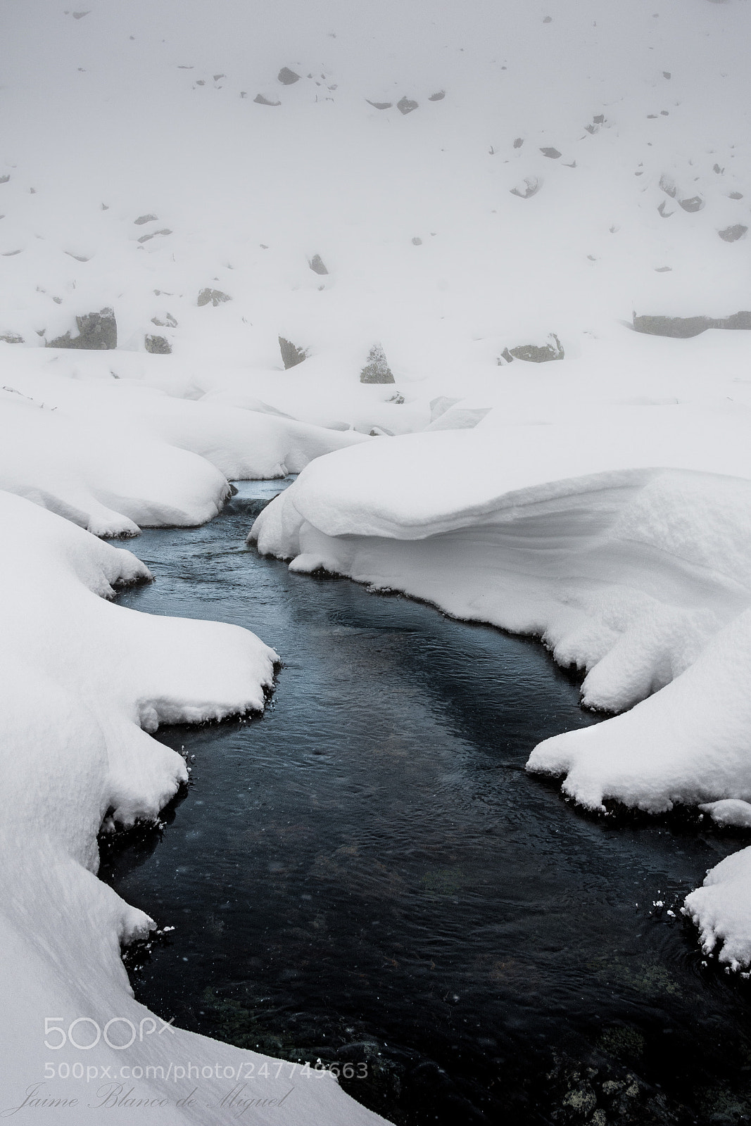 Nikon D7100 sample photo. Rio de nieve photography