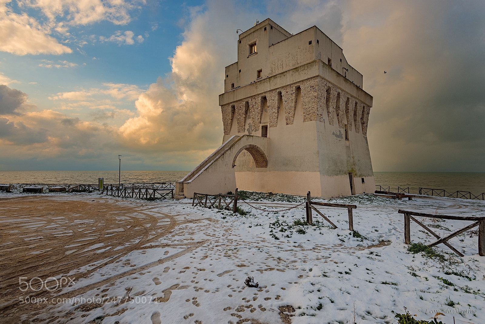 Nikon D800 sample photo. Nevicata al mare photography