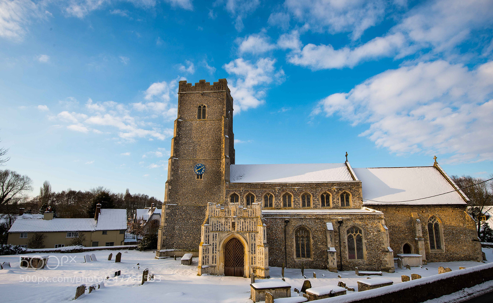 Nikon D800 sample photo. Badwell ash church in photography