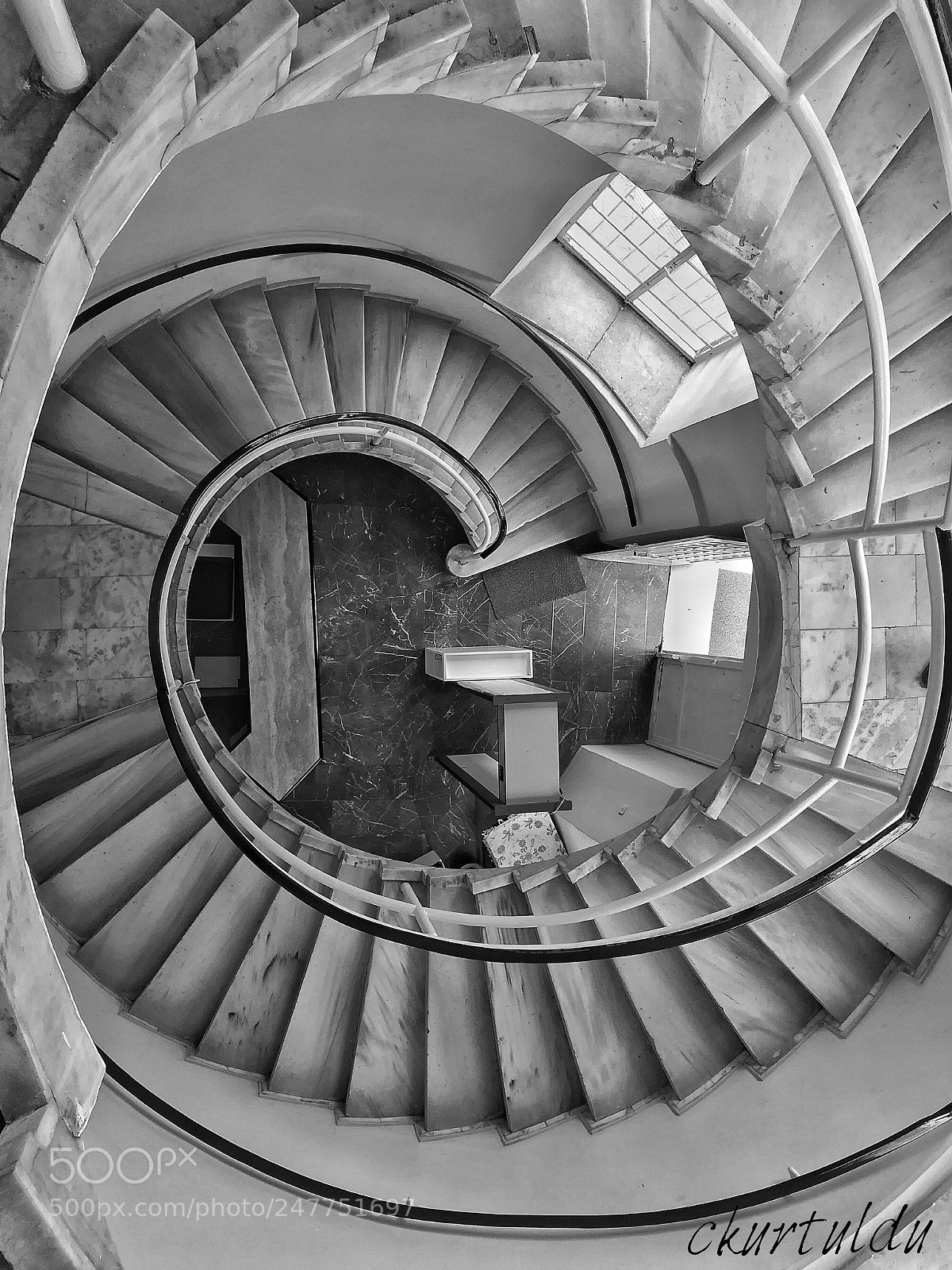 HUAWEI GR5 2017 sample photo. Stairs above photography