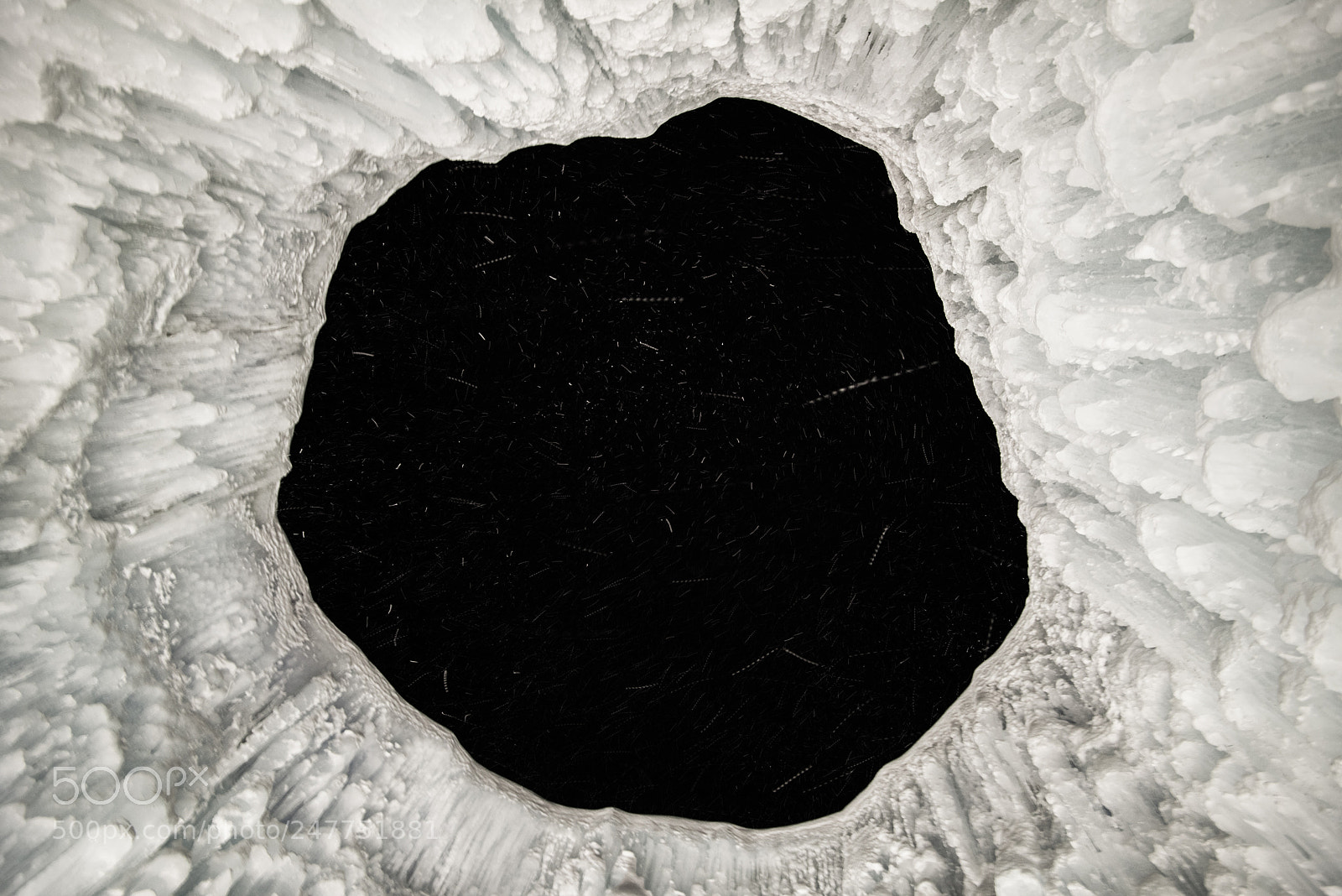 Nikon D810 sample photo. Ice hole photography