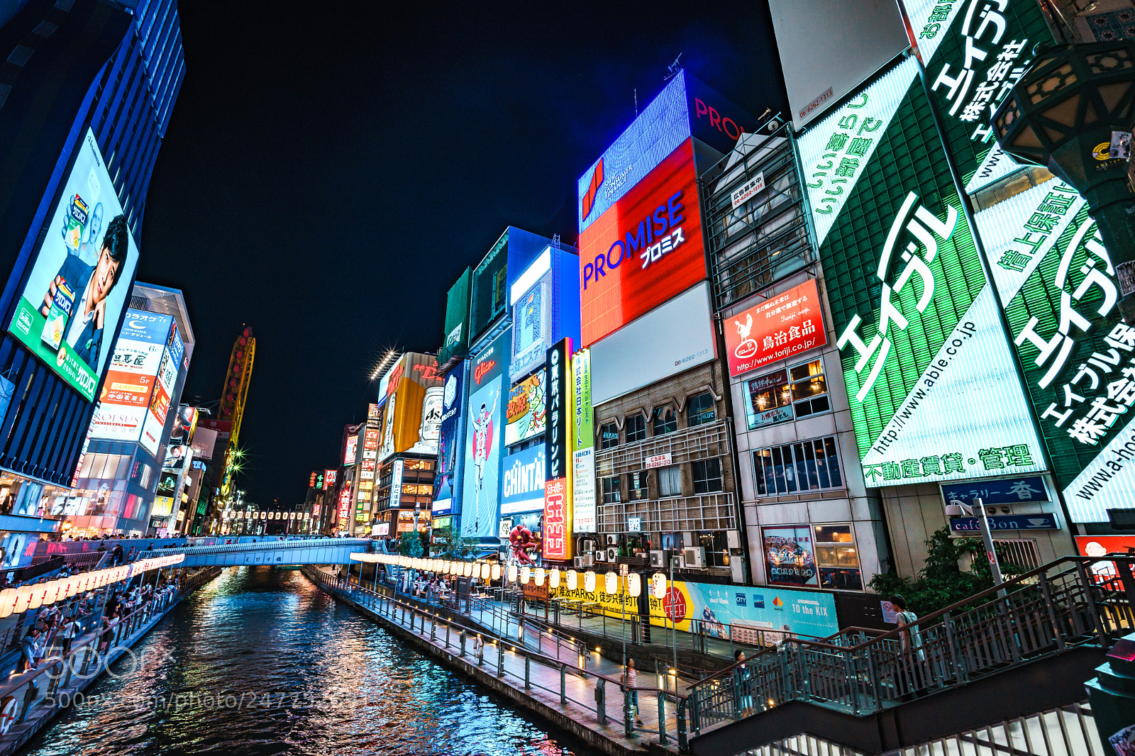 Sony a7 II sample photo. Dotonbori river re: photography