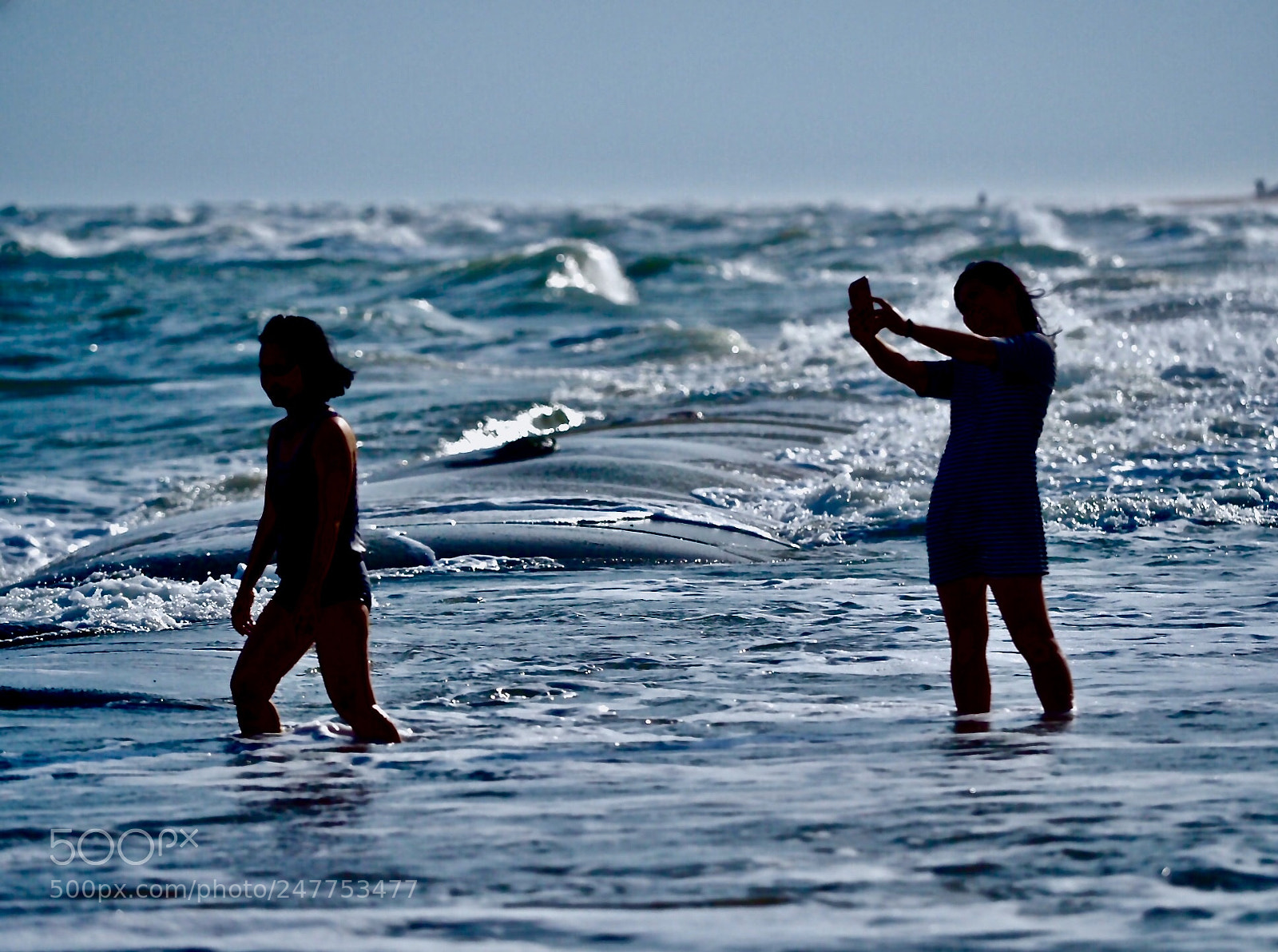 Olympus OM-D E-M10 II sample photo. Selfie in the sea photography