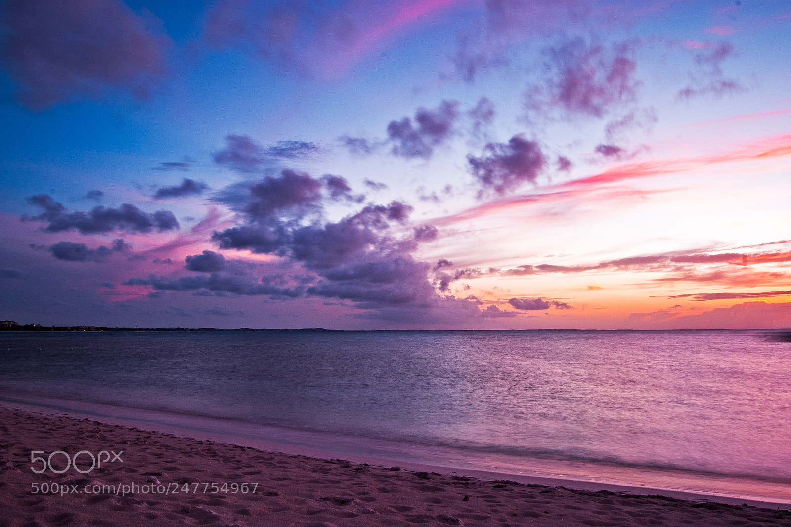 Nikon D40 sample photo. Grace bay at sunset photography