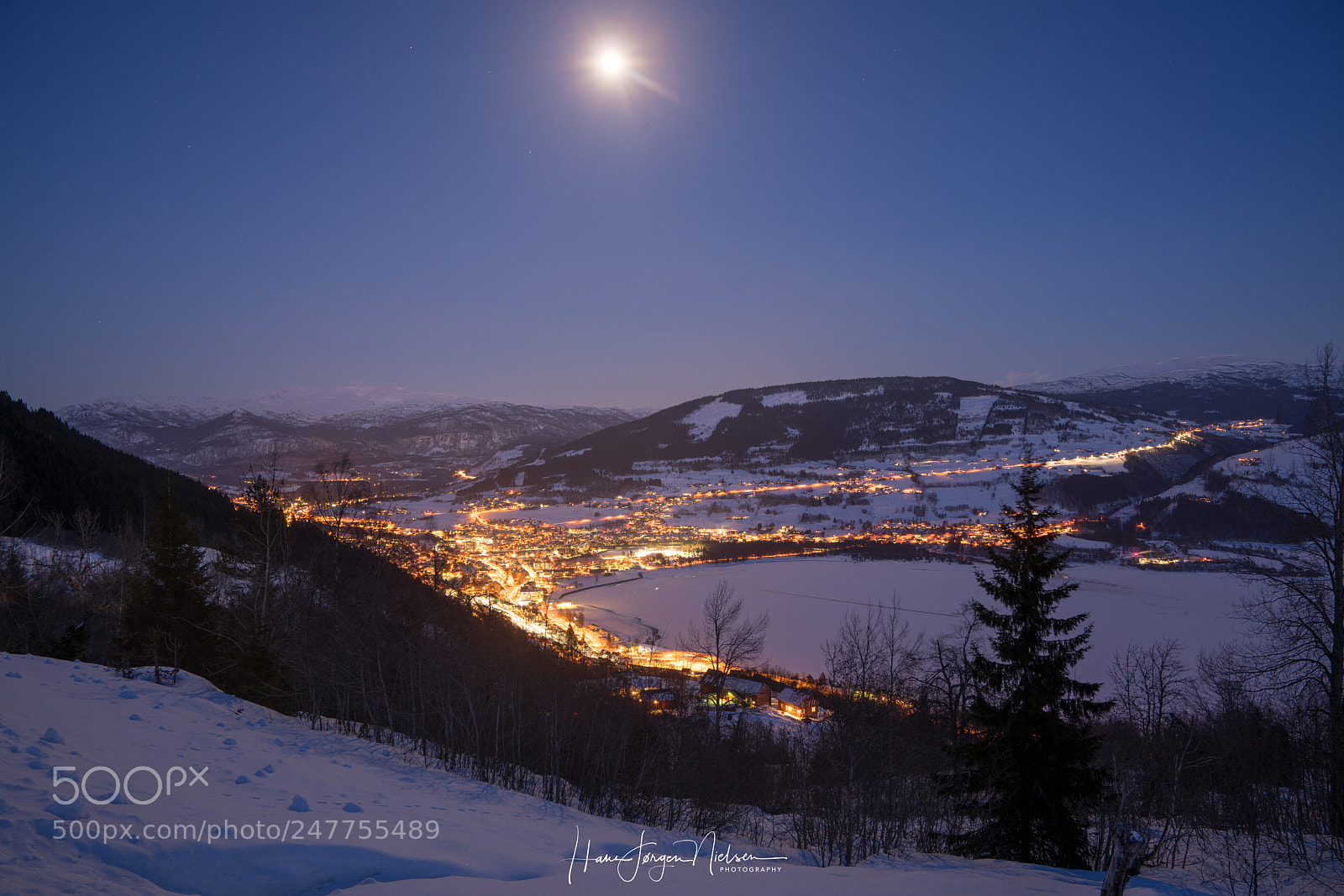 Sony a7R II sample photo. Voss under the moon 2 photography