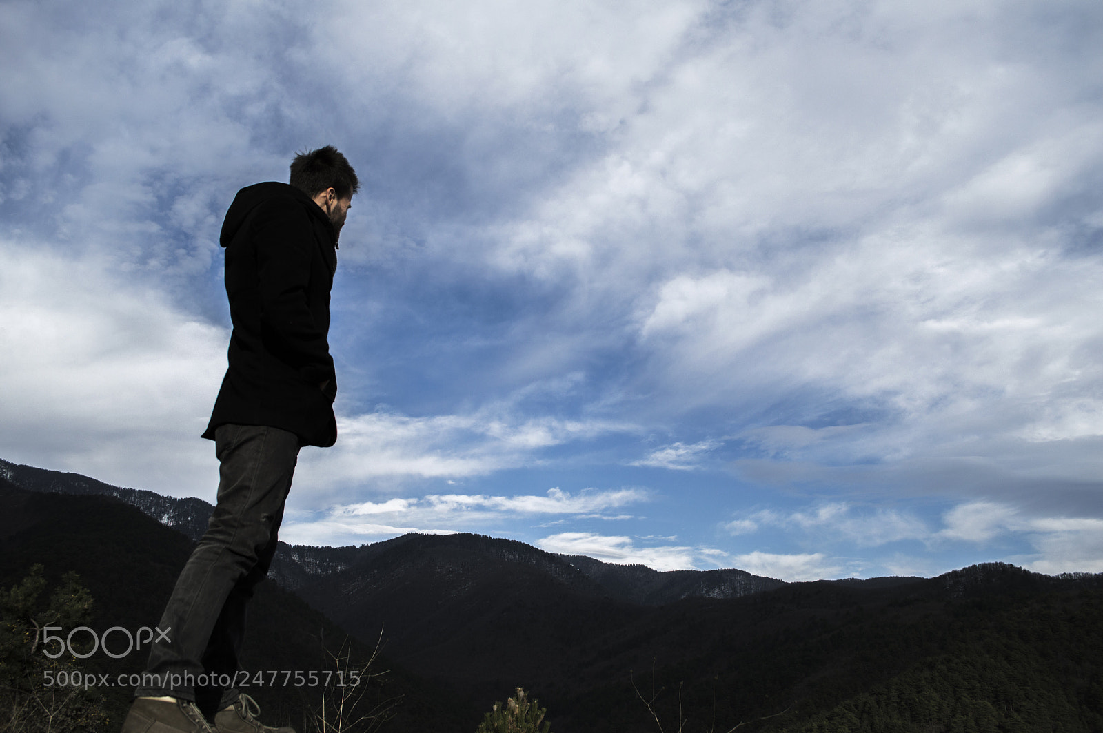 Nikon D3200 sample photo. Montains and clouds photography