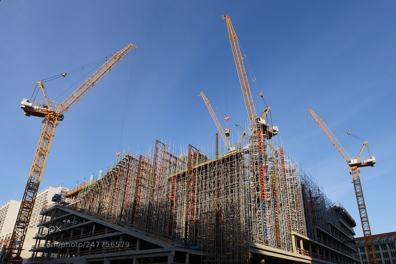 Nikon D800 sample photo. Baustelle axel-springer-neubau, februar 2018 photography