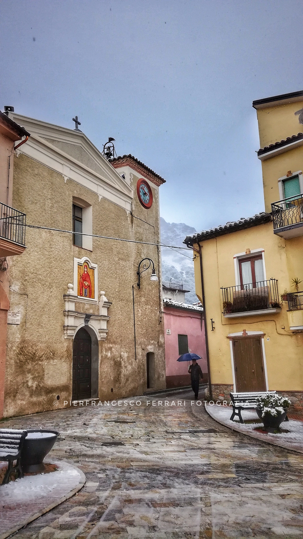 HUAWEI Honor 5C sample photo. #piazza #skamderbeg #frascineto #chiesa s. lucia mentre #nevica #snow #neve #cosenza #calabria... photography
