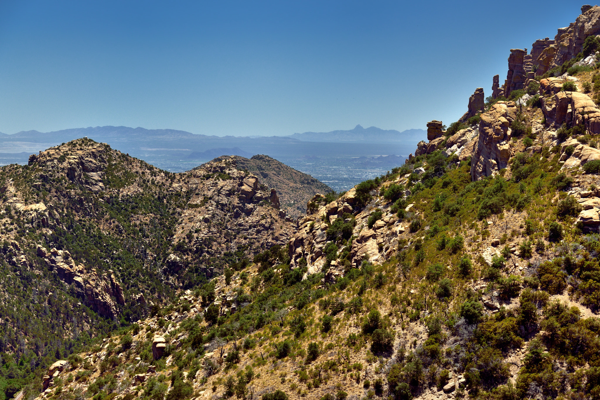 Nikon AF-S Nikkor 24-120mm F4G ED VR sample photo. Rugged hillsides and mountain peaks... photography