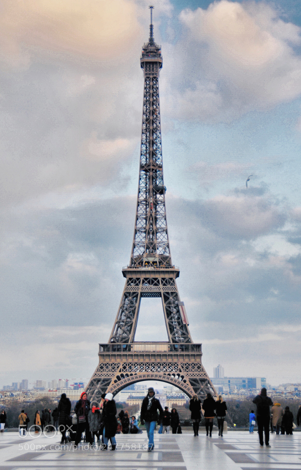 Nikon D300S sample photo. Eiffel tower at sunset photography