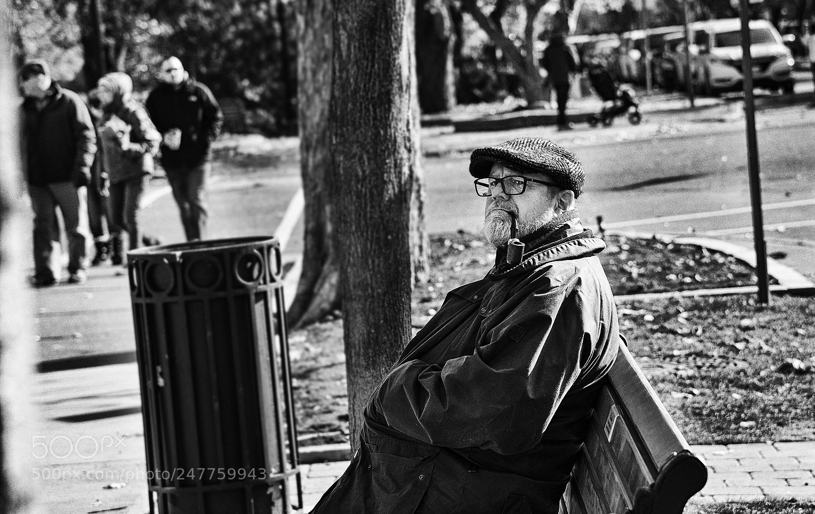Nikon Df sample photo. Pipe smoker photography