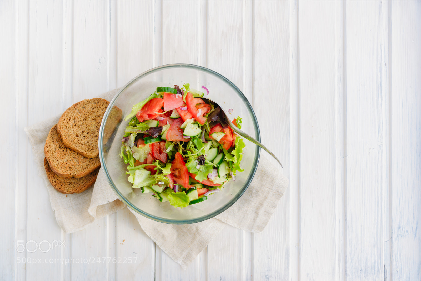 Nikon D600 sample photo. Salad on wooden background photography