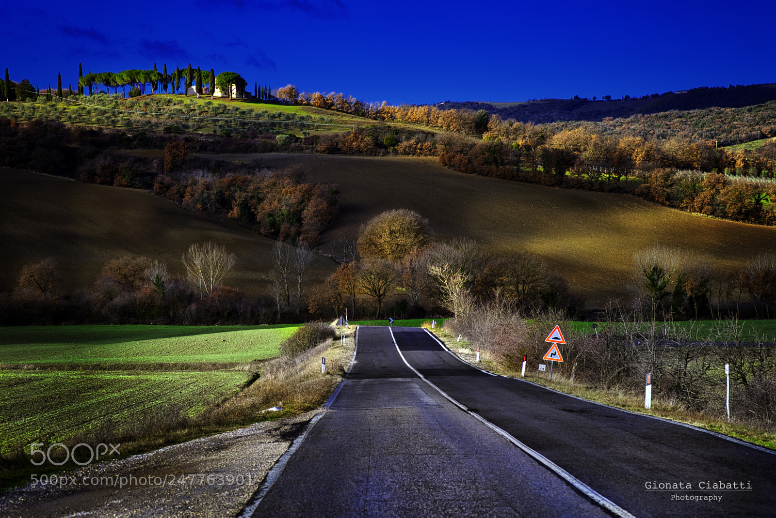Sony a99 II sample photo. Solitary road photography