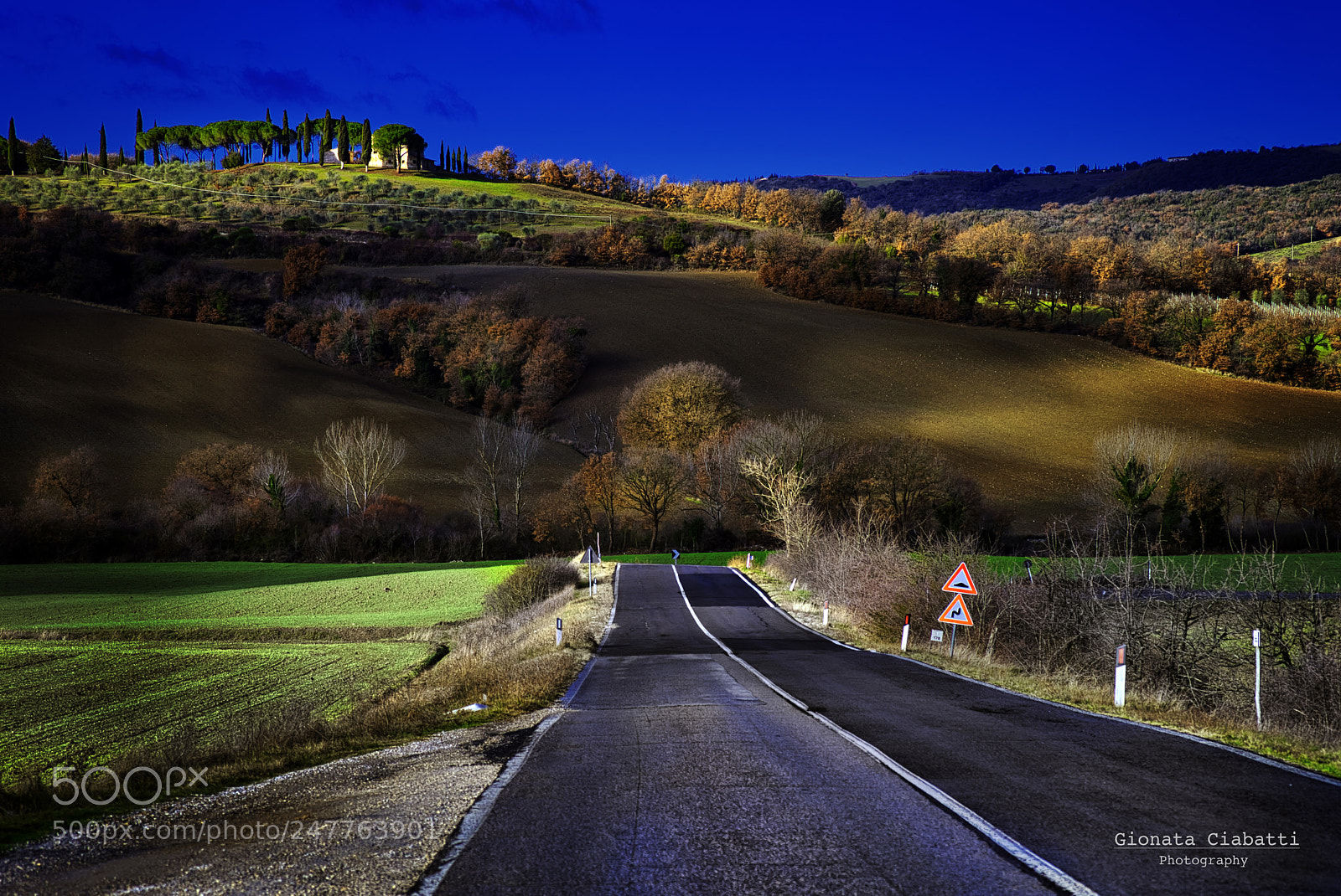 Sony SLT-A99V sample photo. Solitary road photography