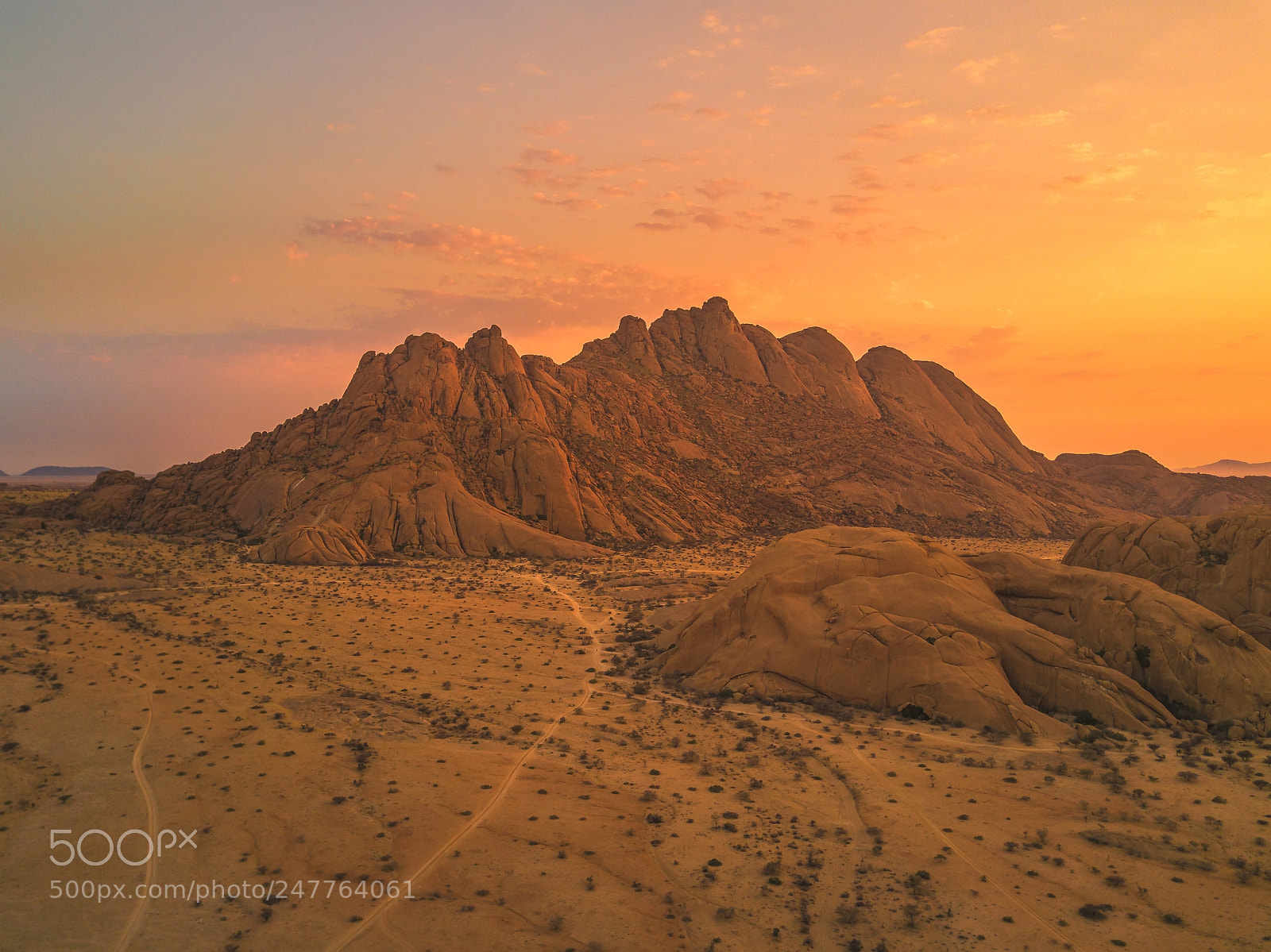 DJI FC220 sample photo. Spitzkoppe, namibia photography