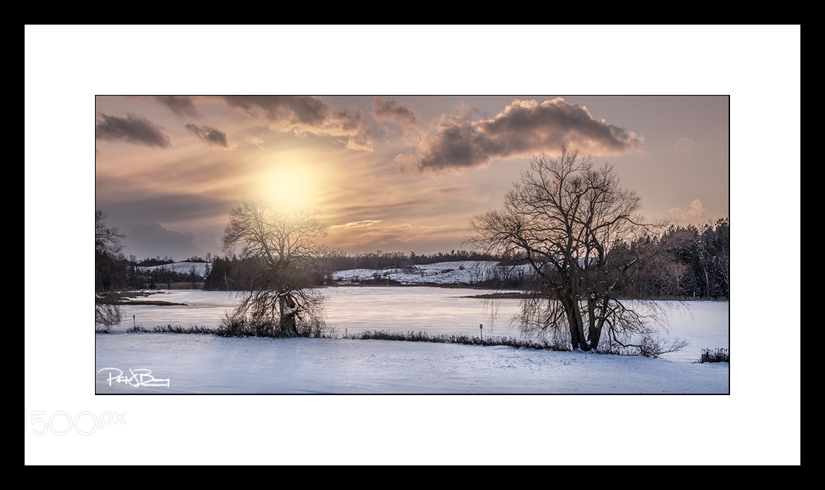Nikon D850 sample photo. Christmas lakepano photography