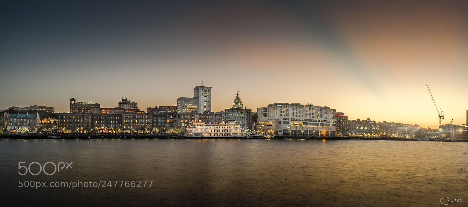Sony a7 II sample photo. River street pano photography