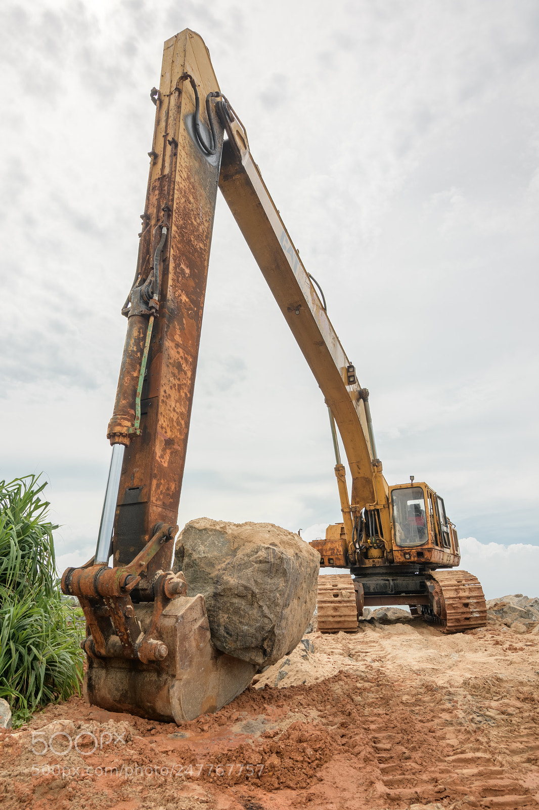 Nikon D7500 sample photo. Excavator photography