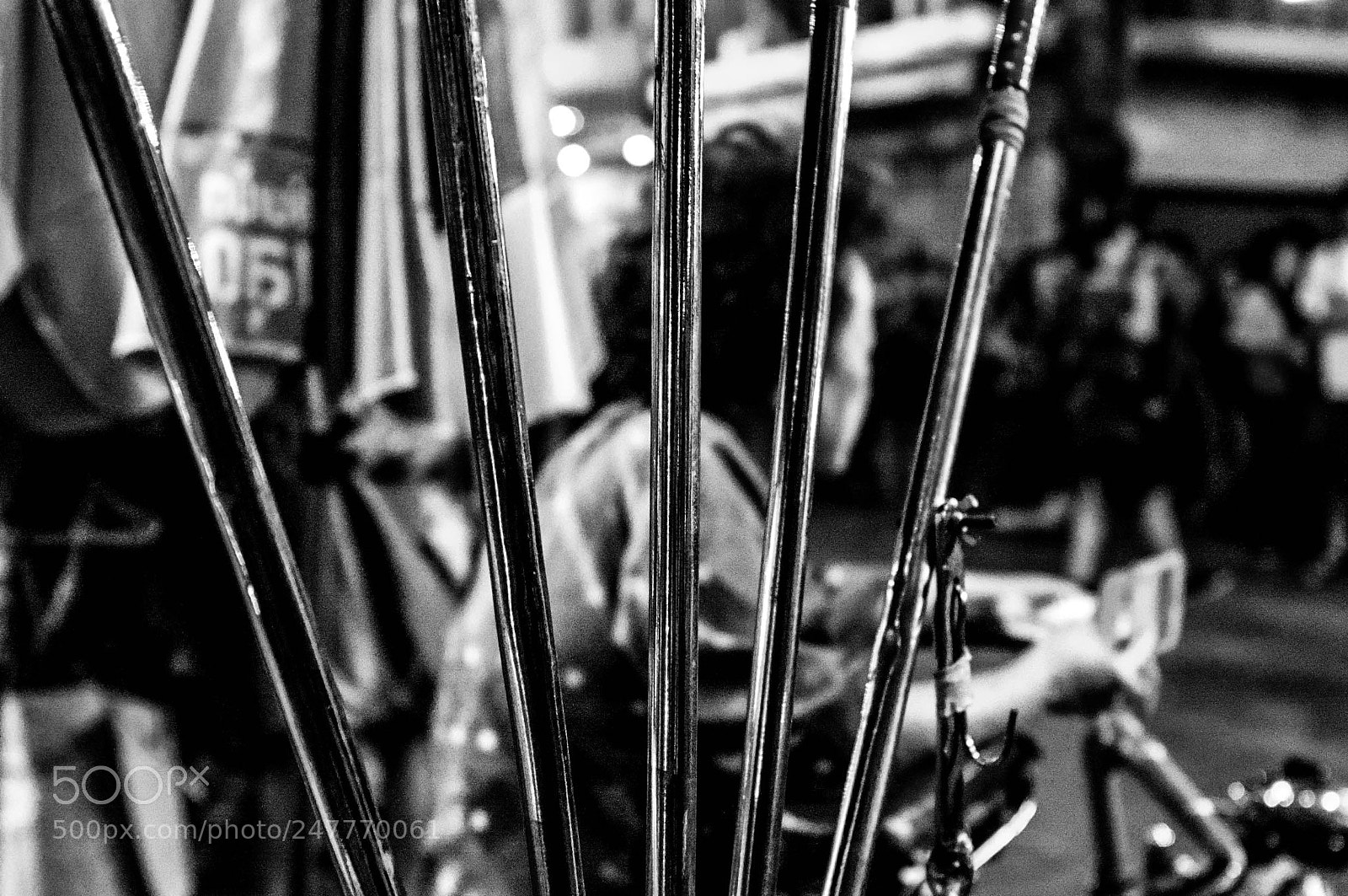 Fujifilm FinePix X100 sample photo. Through the rods photography