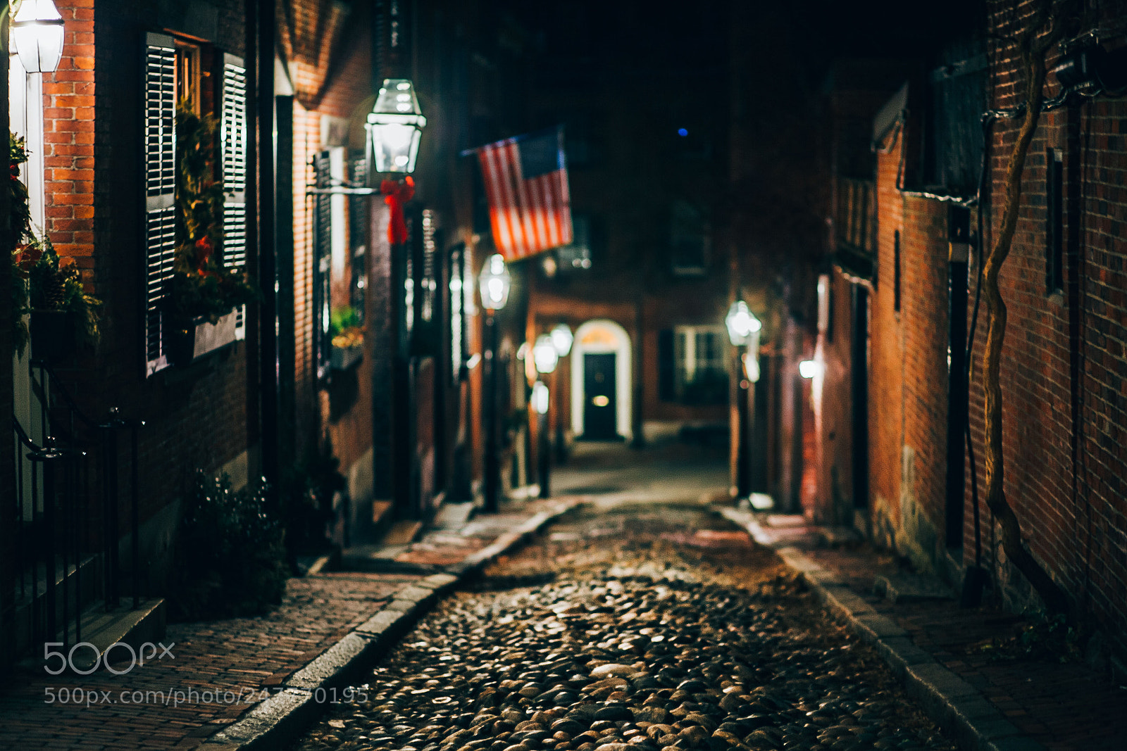 Canon EOS-1Ds Mark II sample photo. Acorn street in boston photography