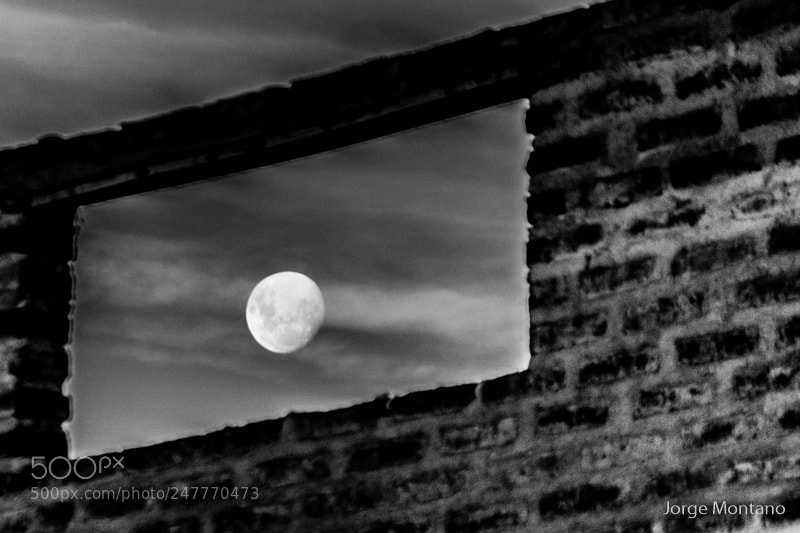 Nikon D90 sample photo. La luna en la photography