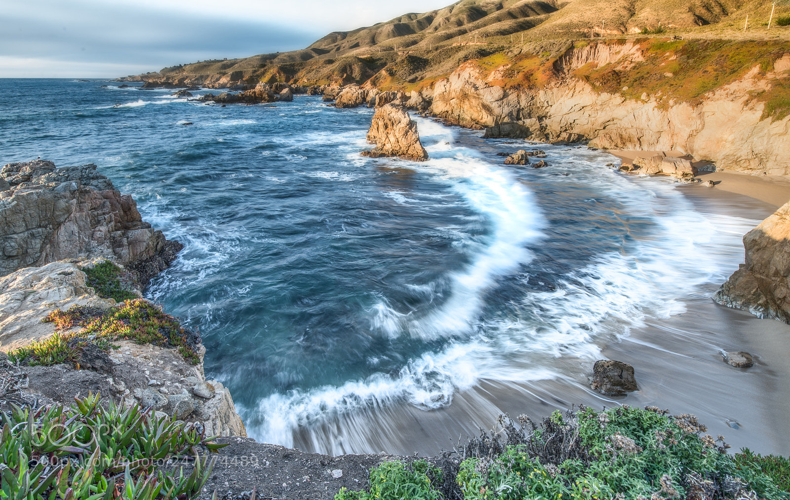 Nikon D850 sample photo. Garrapata eventide photography