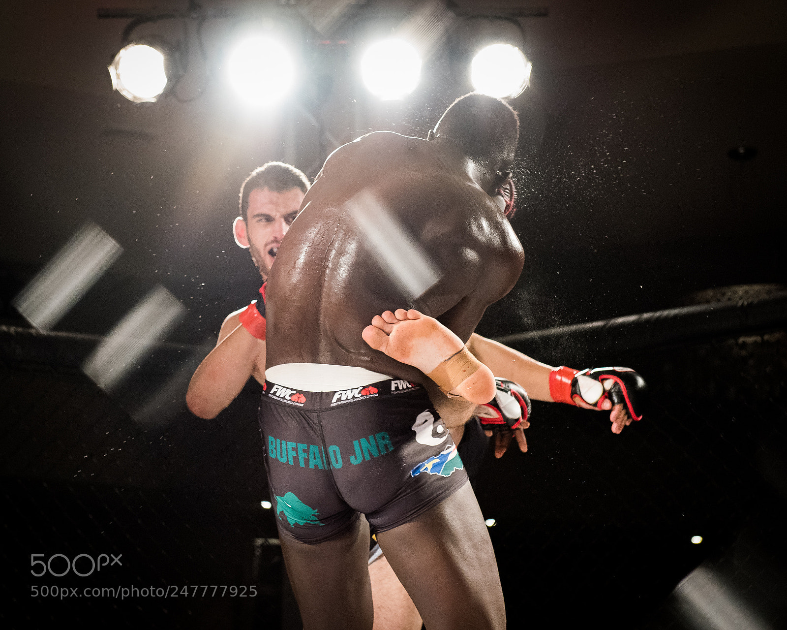 Nikon D810 sample photo. Competitor landing a hard photography