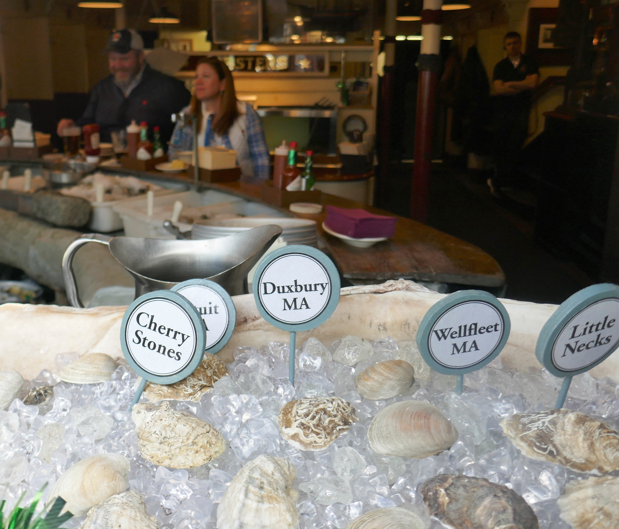 Panasonic Lumix DMC-ZS100 (Lumix DMC-TZ100) sample photo. Union oyster house raw bar photography