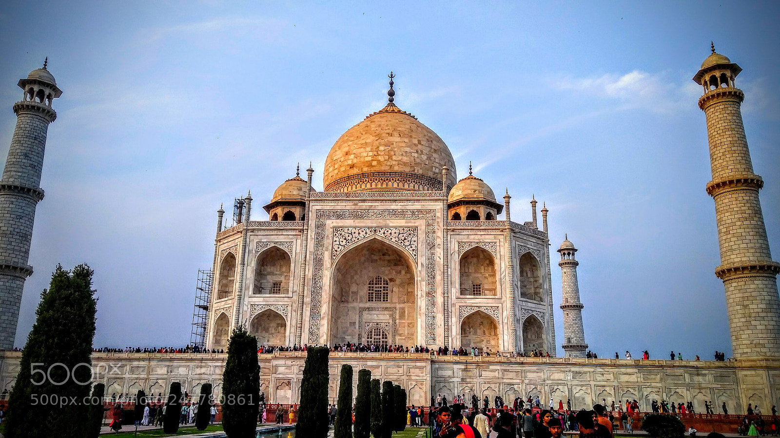 Motorola Moto G (5S) Plus sample photo. Taj mahal photography