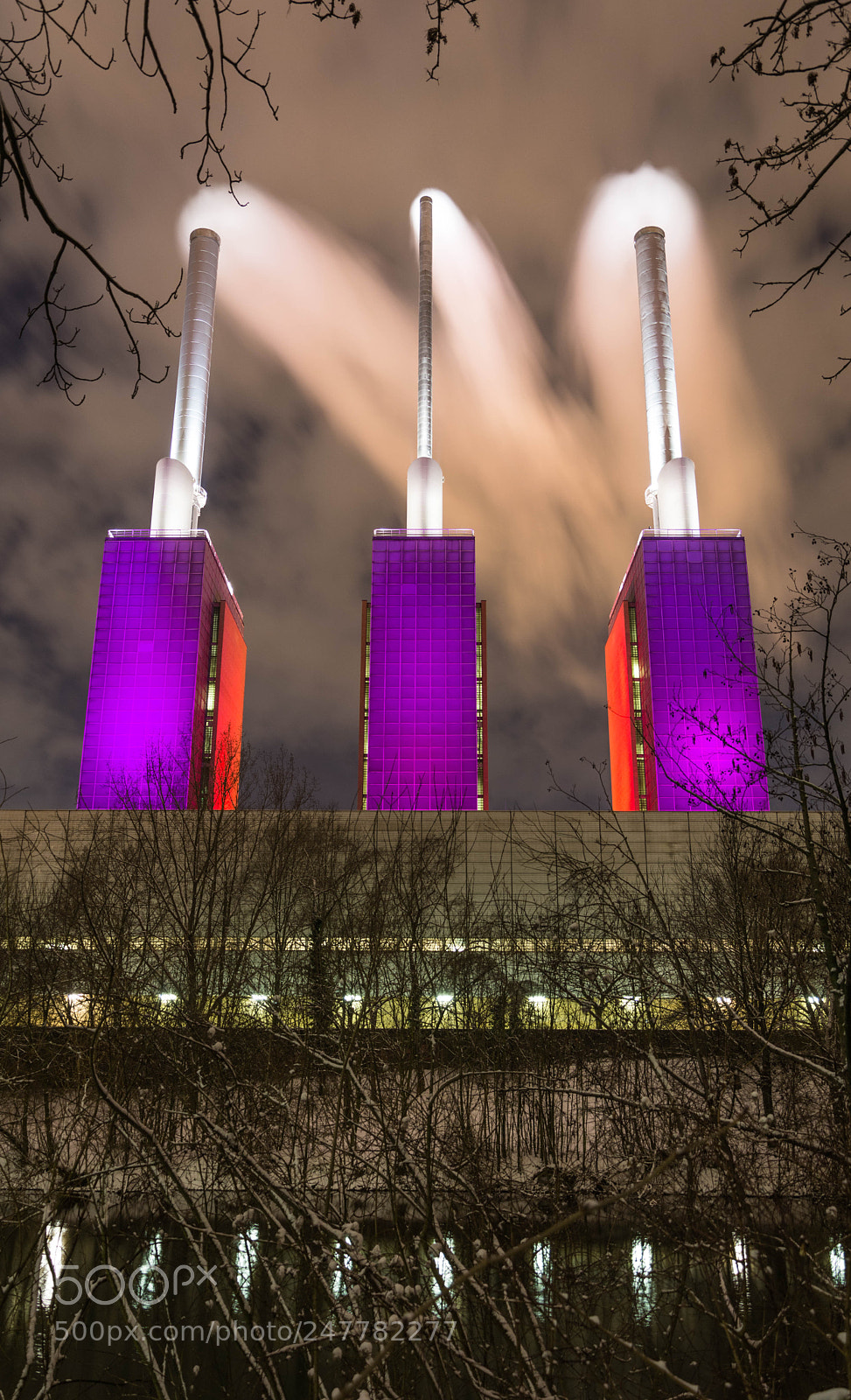 Nikon D5200 sample photo. Linden power plant photography