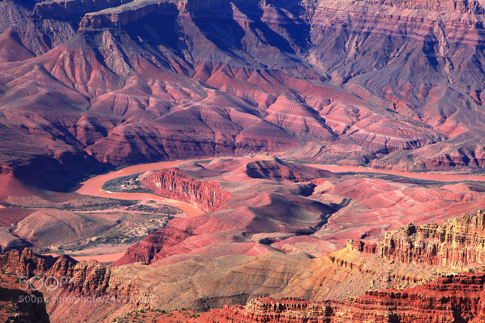 Canon EF 24-105mm F4L IS USM sample photo. Colorado river in red photography