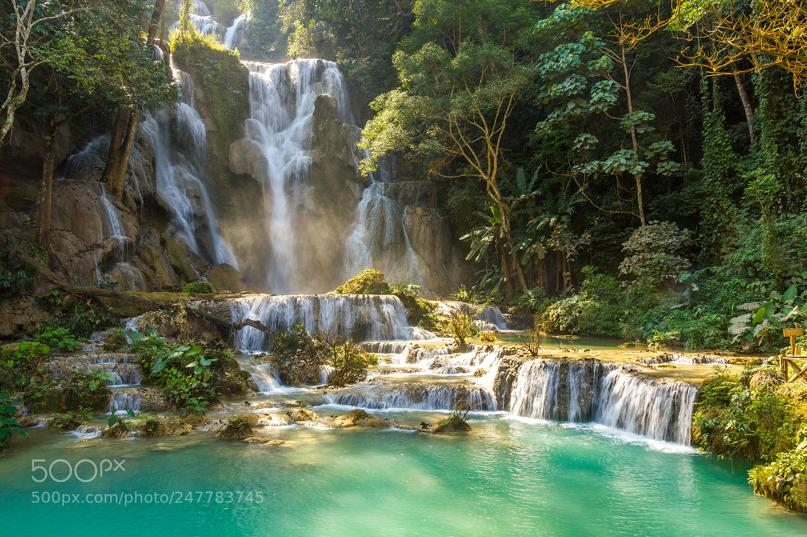 Canon EOS 550D (EOS Rebel T2i / EOS Kiss X4) sample photo. Waterfall inside jungle photography