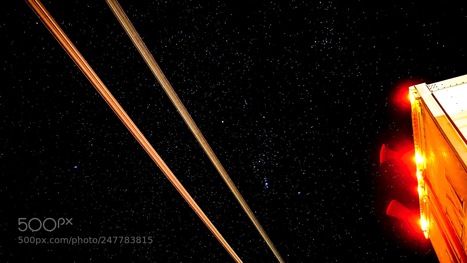 Sony a7 II sample photo. Stars and trucks. so photography