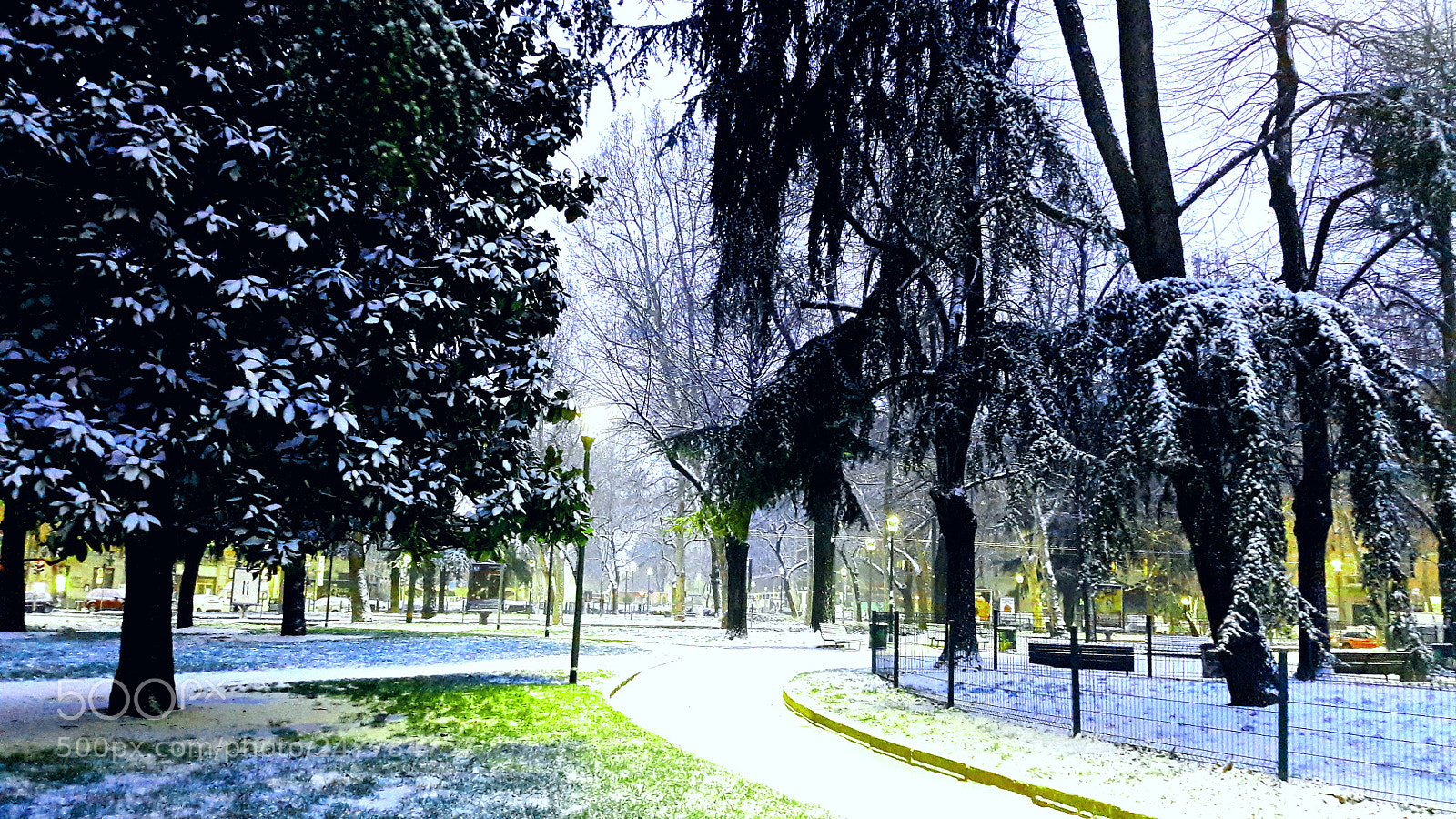 Samsung Galaxy A5(2016) sample photo. Snowy morning photography
