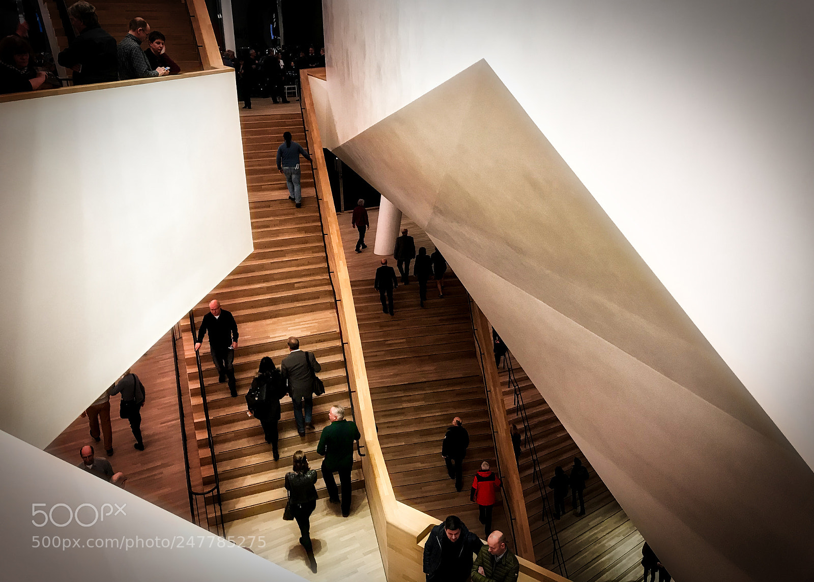 Apple iPhone 7 Plus sample photo. Staircase elbphilhamonie hamburg photography
