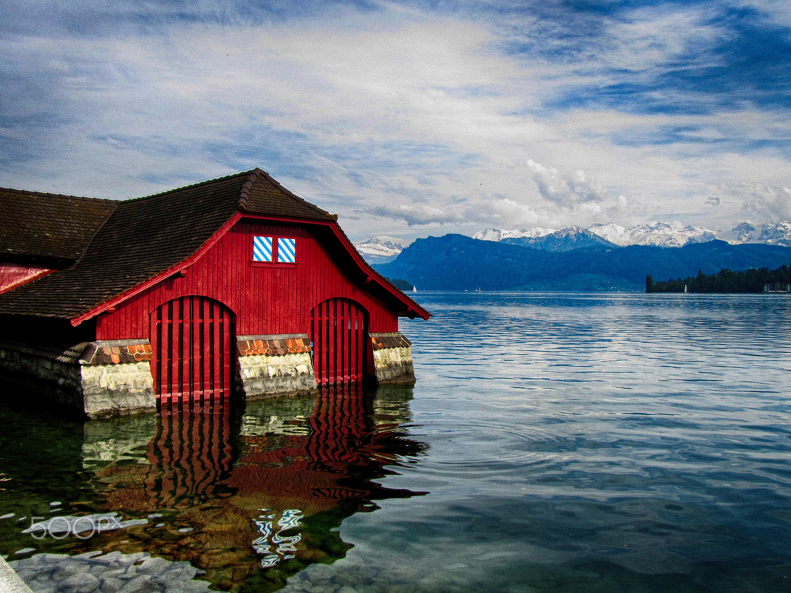 Canon PowerShot SX210 IS sample photo. Lake lucern photography