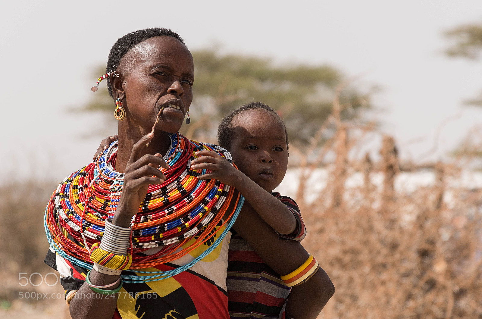 Nikon D810 sample photo. Samburu madonna photography