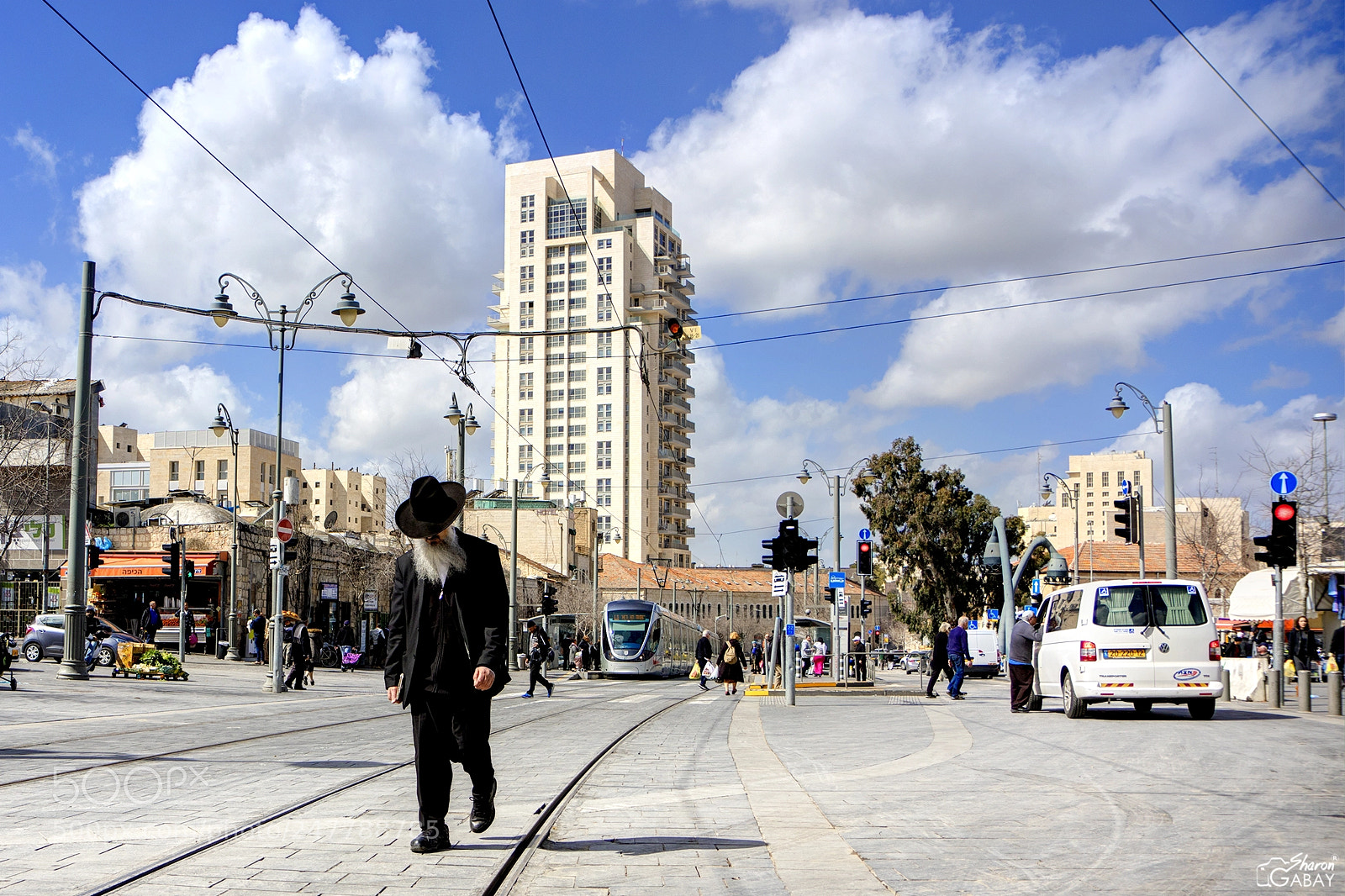 Canon EOS 7D Mark II sample photo. The jerusalem light rail photography