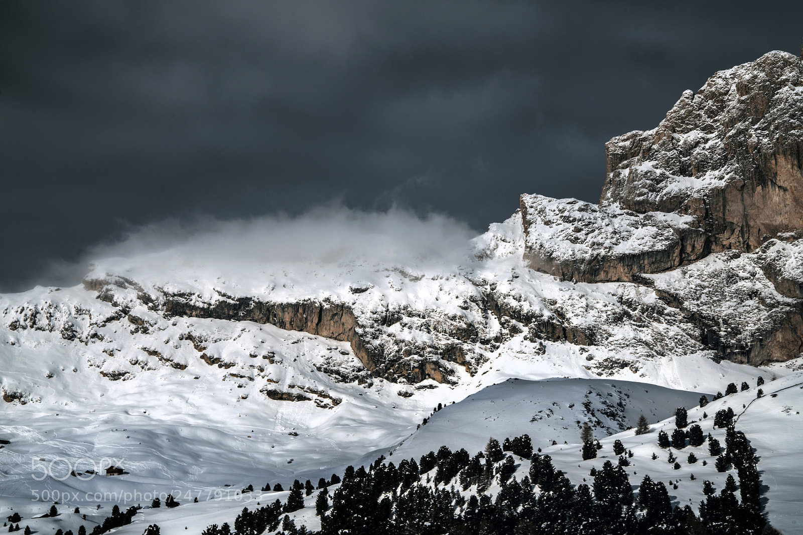 Sony a7R II sample photo. Clouds and mountains photography